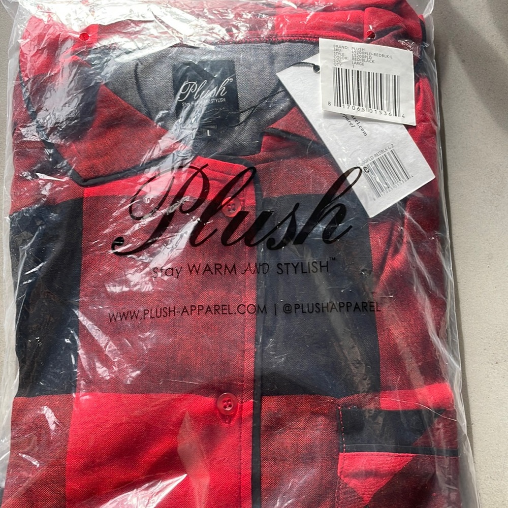 Plush apparel pj set.